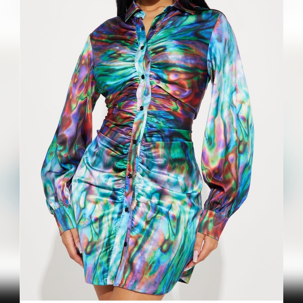 Fashion nova satin mini dress
